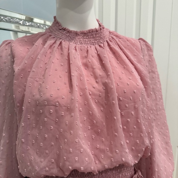 Oh Pink Chiffon Dress - Picture 2 of 4